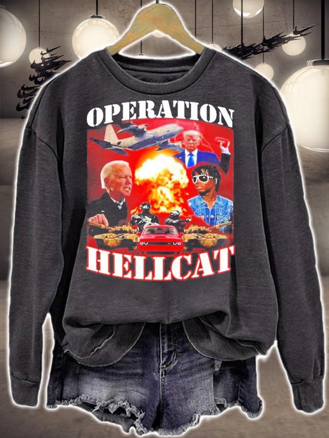 Chief Keef Donald Trump And Joe Biden Operation Hellcat T-Shirt sweatshirt