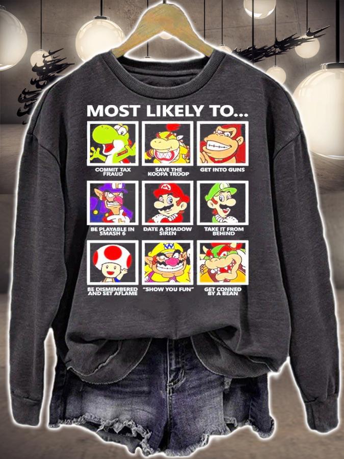 Dr Furball Most Likely To Shirt sweatshirt