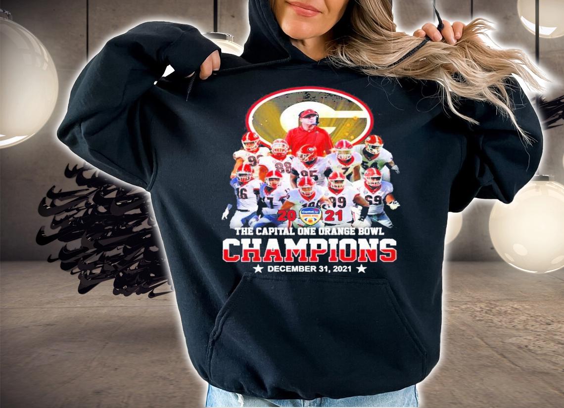 Georgia Bulldogs The Capital One Orange Bowl Champions December 31 2021 Shirt hoodie