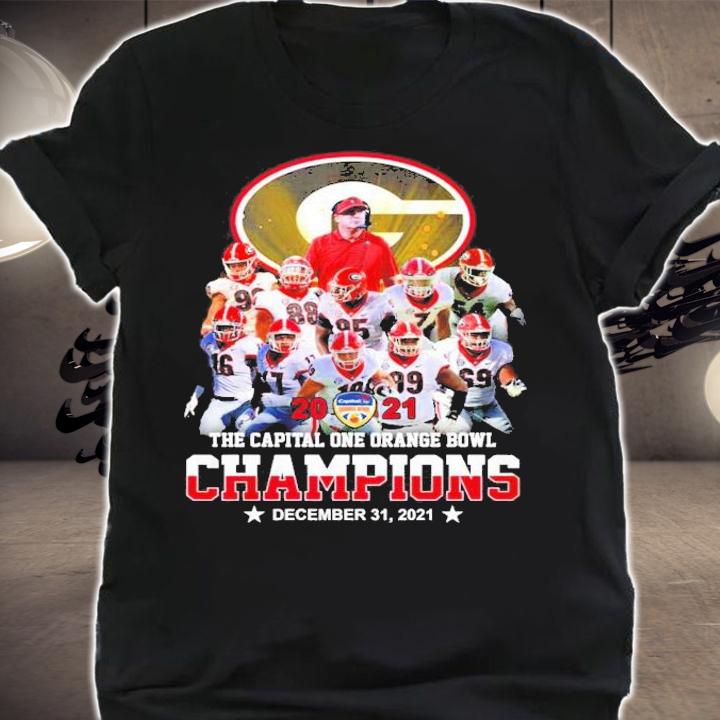 Georgia Bulldogs The Capital One Orange Bowl Champions December 31 2021 Shirt shirt