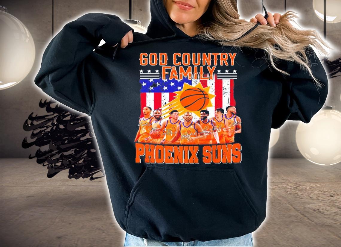 God Country Family Phoenix Suns Signatures Shirt hoodie
