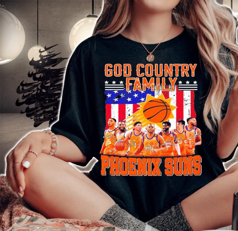 God Country Family Phoenix Suns Signatures Shirt woman shirt