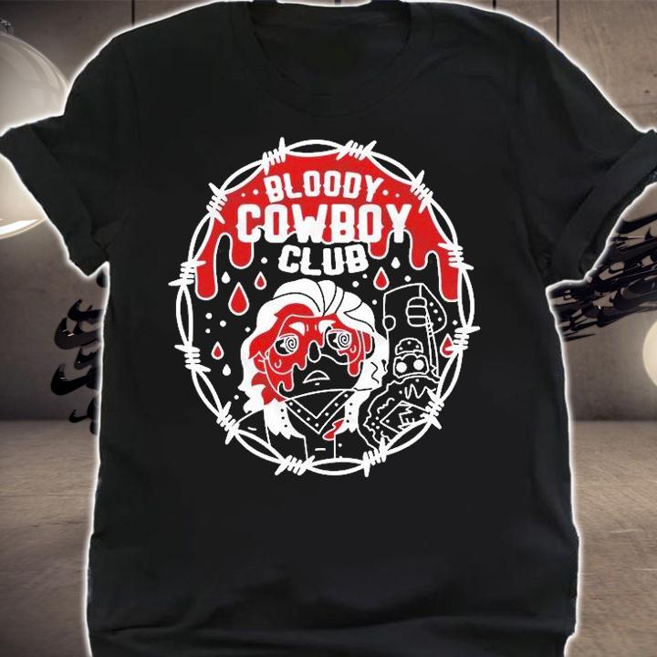 Hangman Adam Page Bloody Cowboy Club T-Shirt