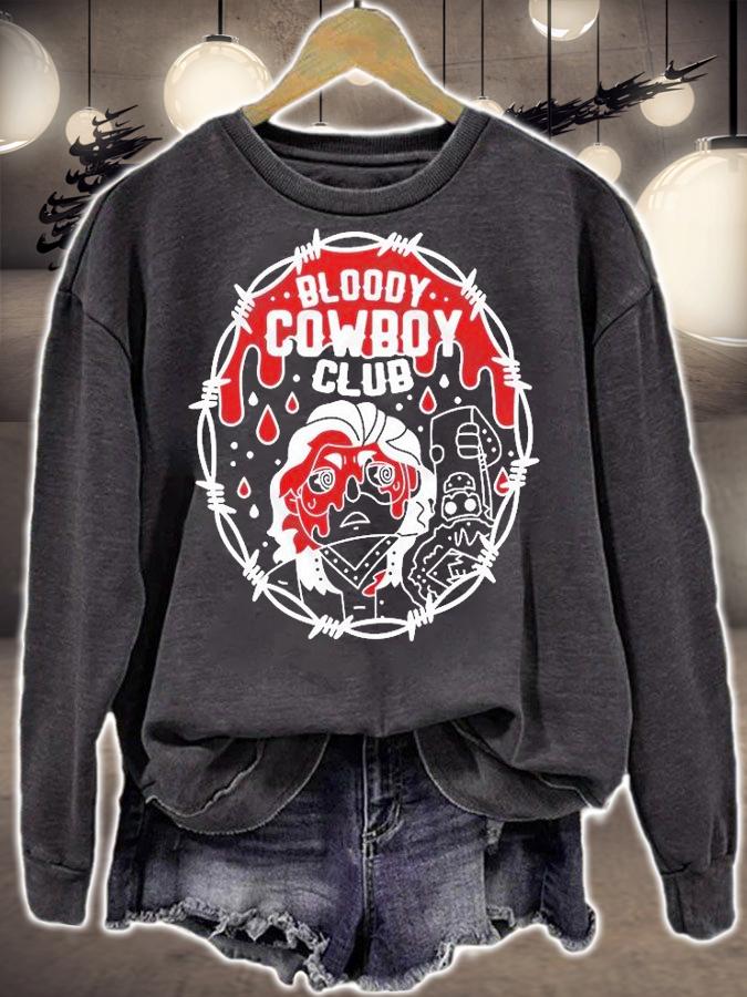 Hangman Adam Page Bloody Cowboy Club T-Shirt