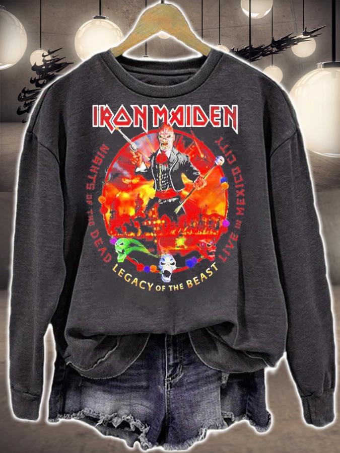 Iron Maiden Nights Of The Dead Legacy Of The Beast Live In Mexico City T-Shirt sweatshirt