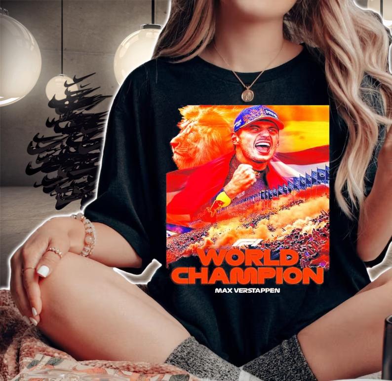Max Verstappen World Champion Shirt woman shirt