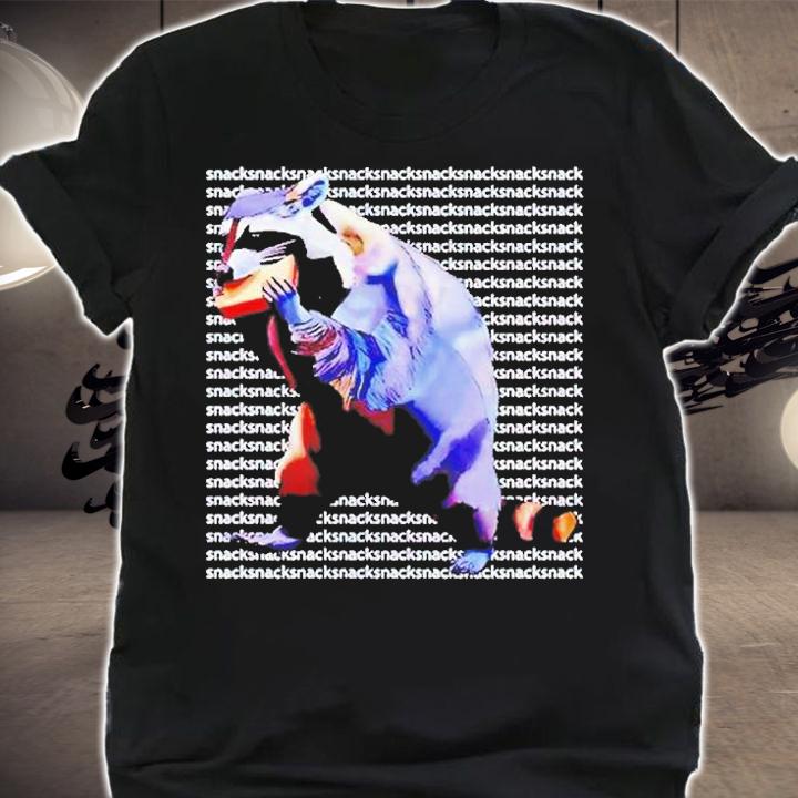 Racoon Snack Snack T-Shirt shirt