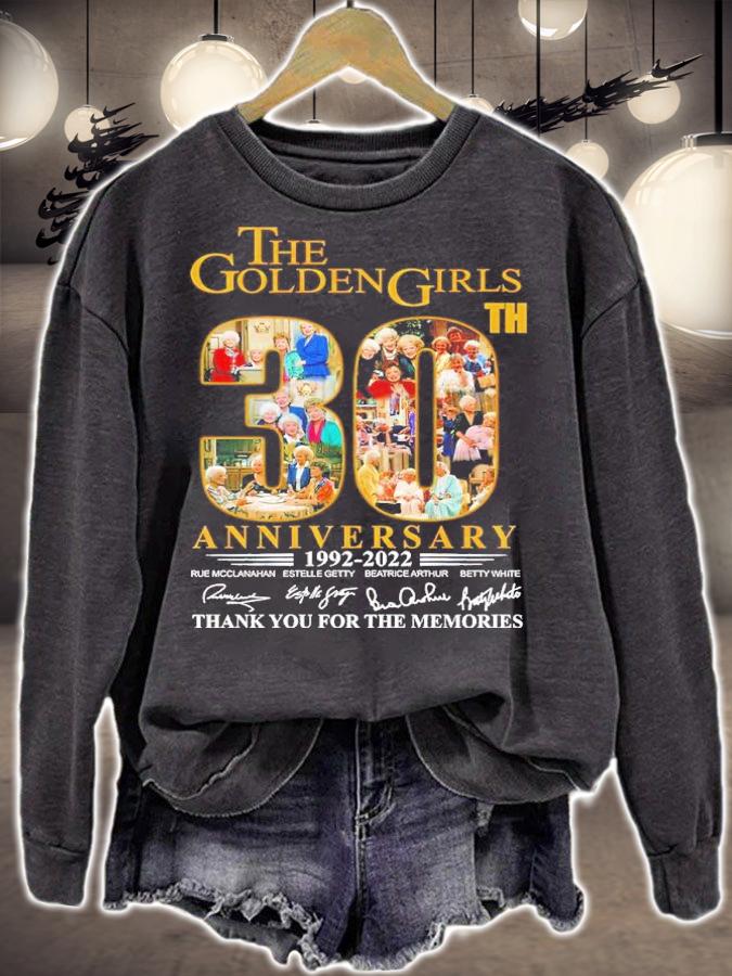The Golden Girls 30th Anniversary 1992-2022 Signatures Thank You For The Memories Shirt sweatshirt