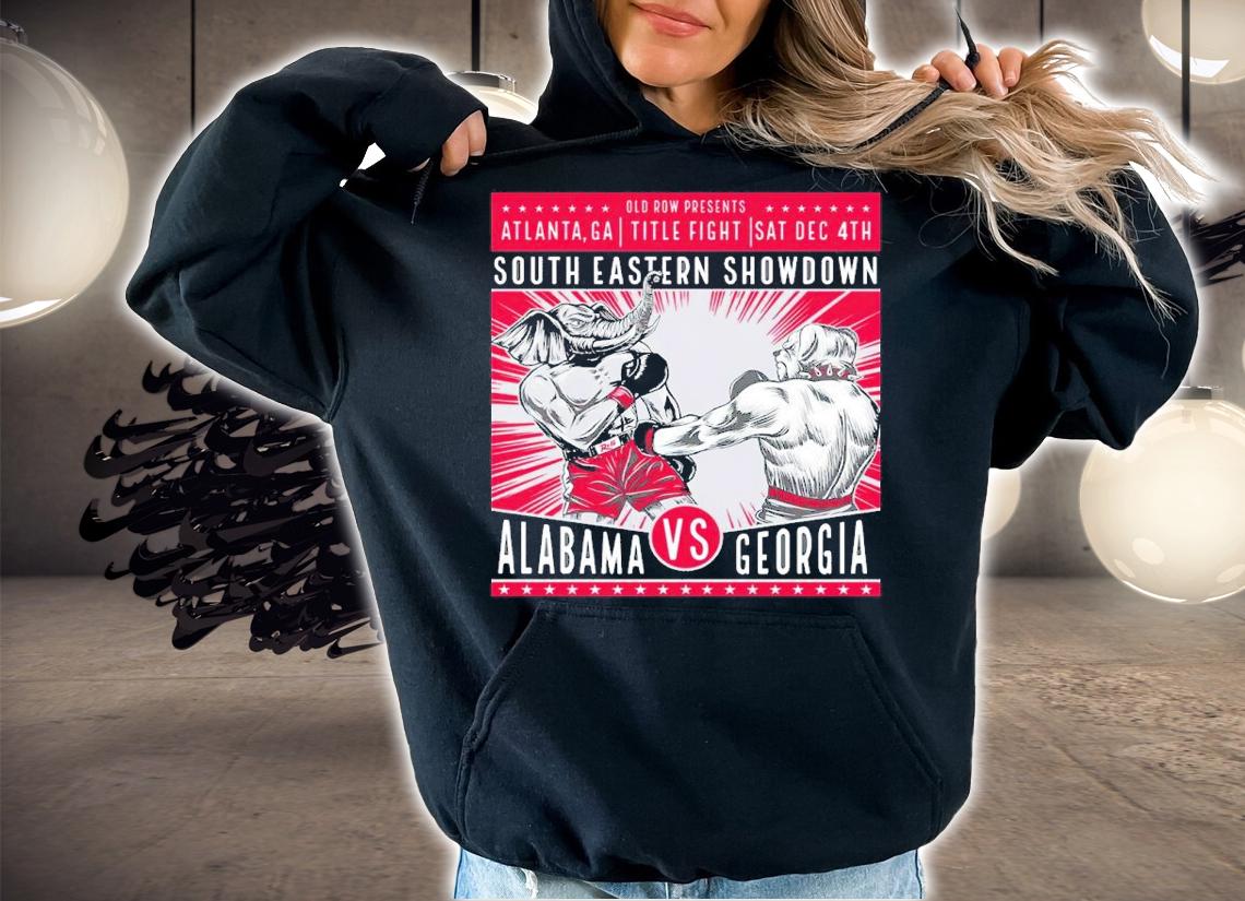 The Southeastern Showdown Alabama Vs Georgia Shirt hoodie