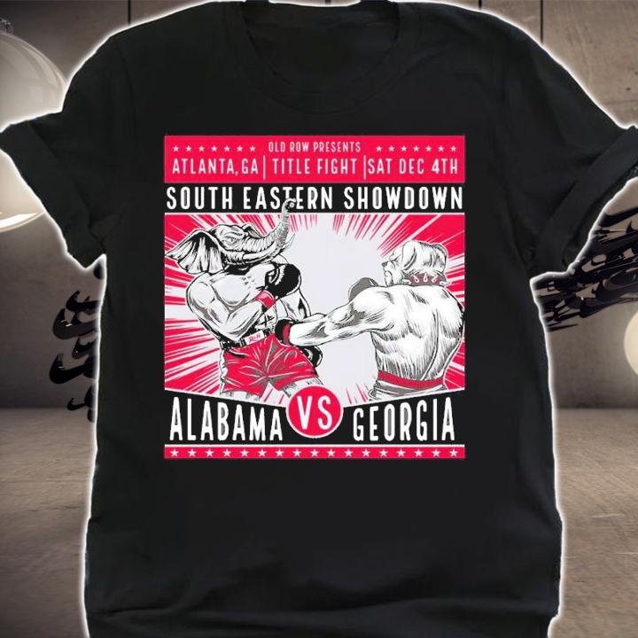 The Southeastern Showdown Alabama Vs Georgia Shirt shirt