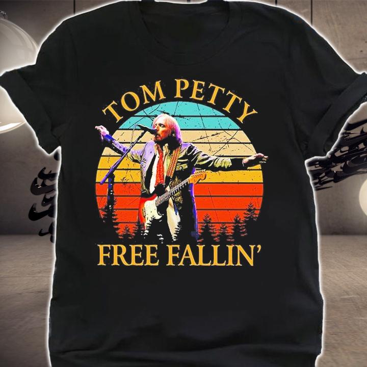 Tom Petty Free Fallin' Vintage T-Shirt shirt