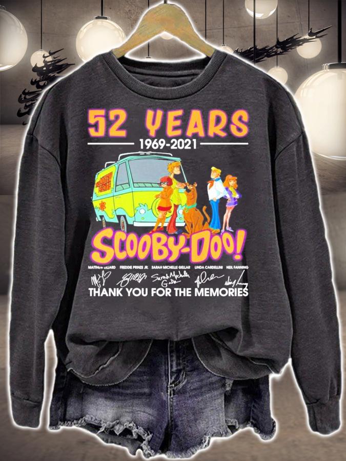 52 years 1969-2021 Scooby Doo signatures shirt