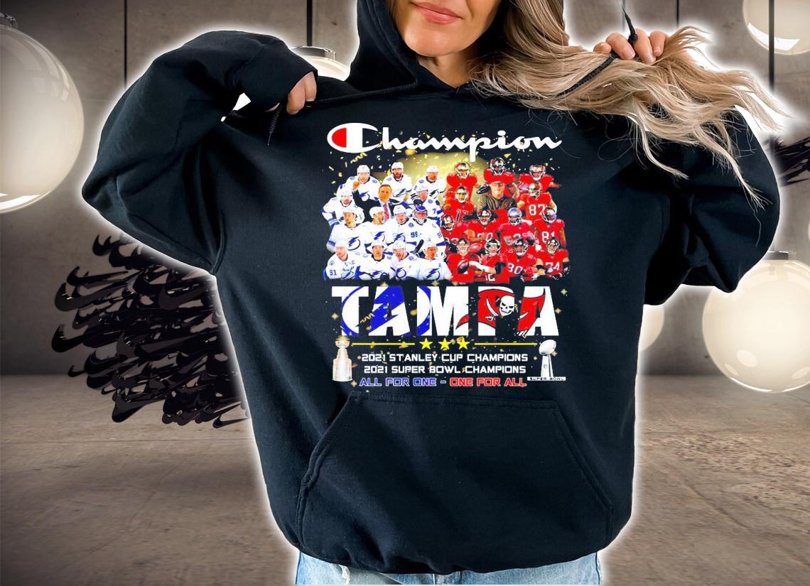 Champion TAMPA Cup all team shirt hoodie