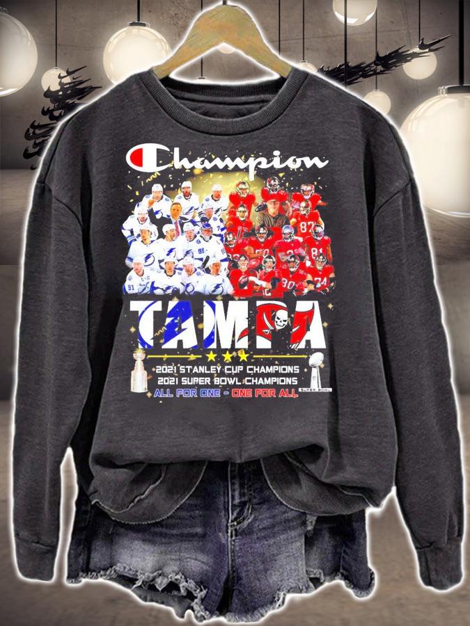 Champion TAMPA Cup all team shirt sweatshirt