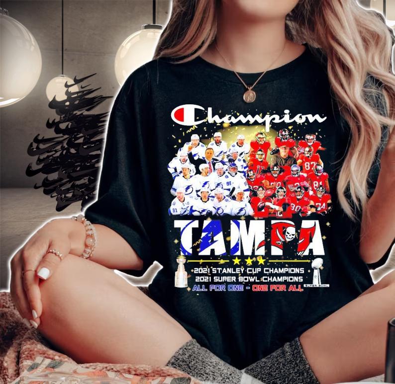 Champion TAMPA Cup all team shirt woman shirt