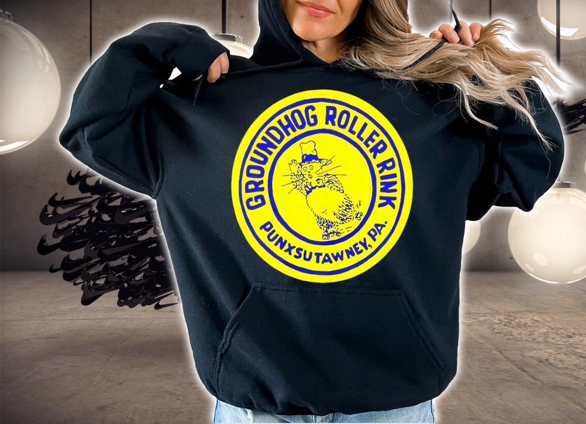 Groundhog Roller Rink shirt hoodie