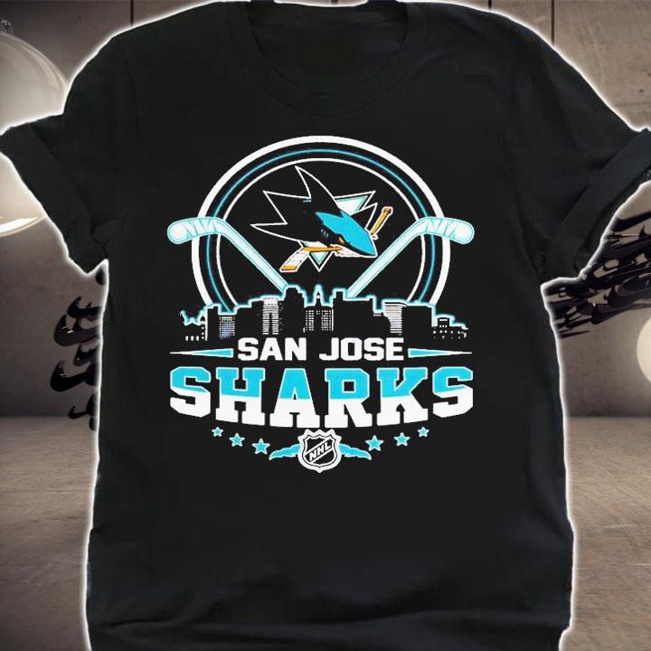 San Jose Sharks NHL City Skyline T-Shirt shirt