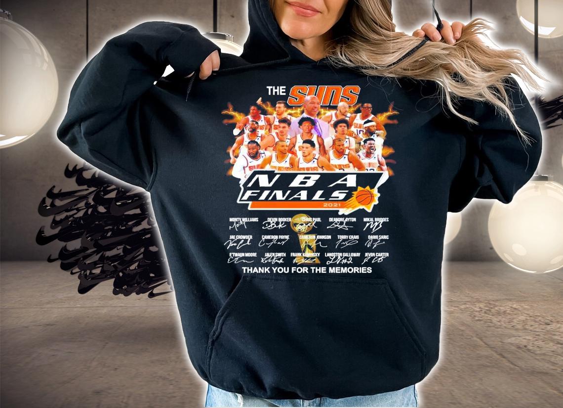 The Sun NBA Finals 2021 all team signatures shirt hoodie
