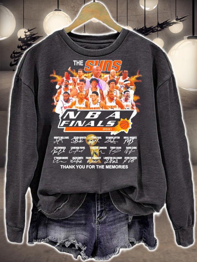 The Sun NBA Finals 2021 all team signatures shirt sweatshirt