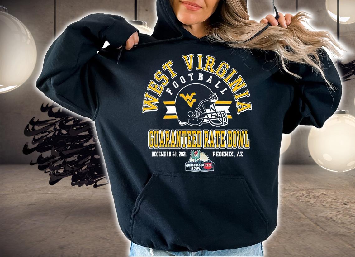 West Virginia Football Guaranteed Rate Bowl WVU Helmet shirt hoodie