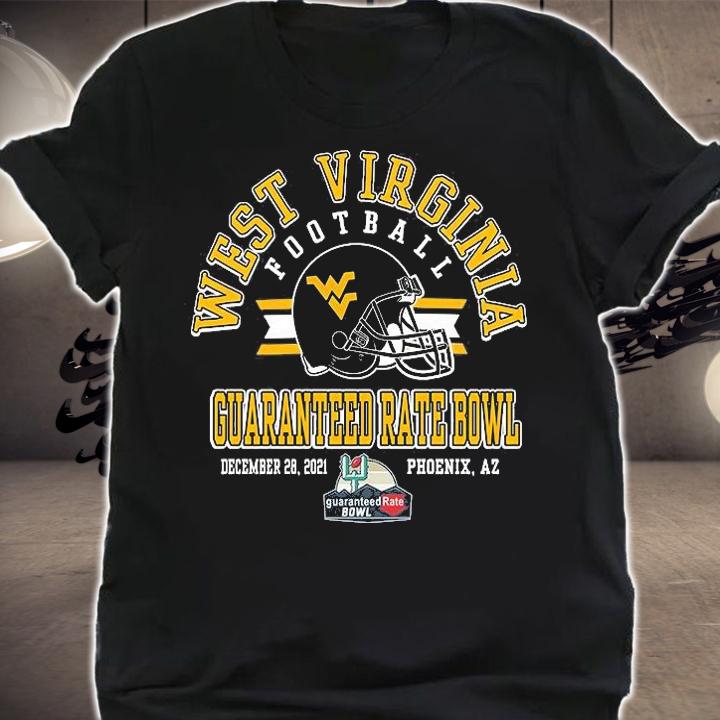 West Virginia Football Guaranteed Rate Bowl WVU Helmet shirt shirt