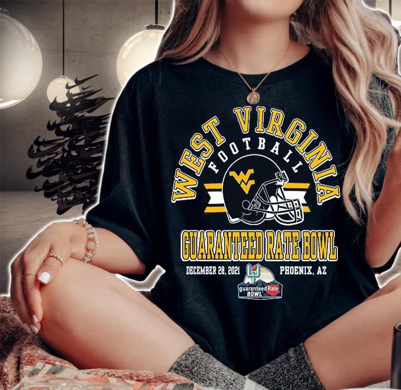 West Virginia Football Guaranteed Rate Bowl WVU Helmet shirt woman shirt