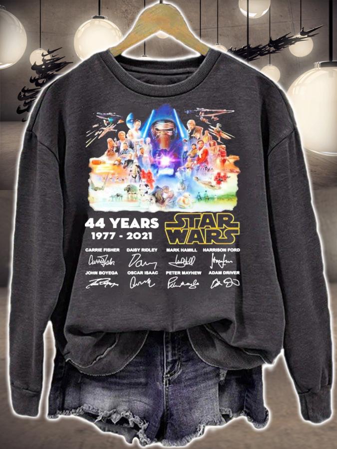 44 years 1977-2021 Star Wars thank you for the memories shirt sweatshirt