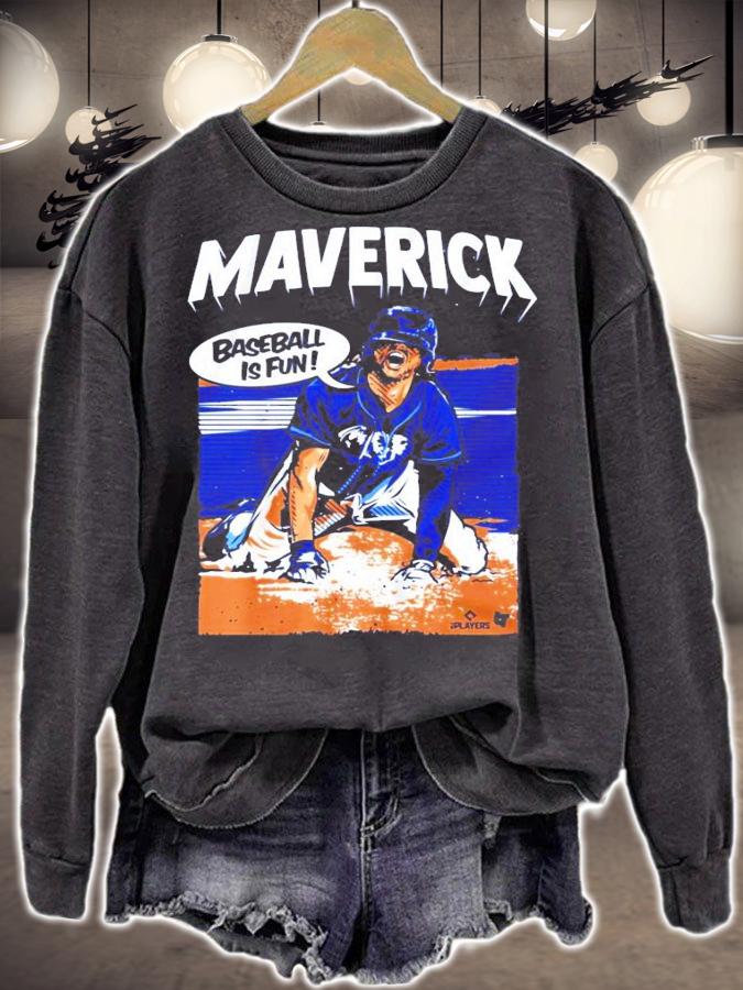 Brett Maverick Phillips baseball is fun shirt sweatshirt
