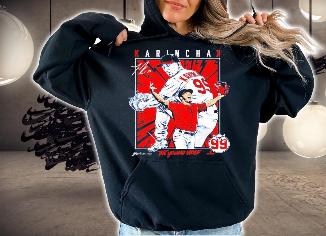 James Karinchak the young wolf signature shirt