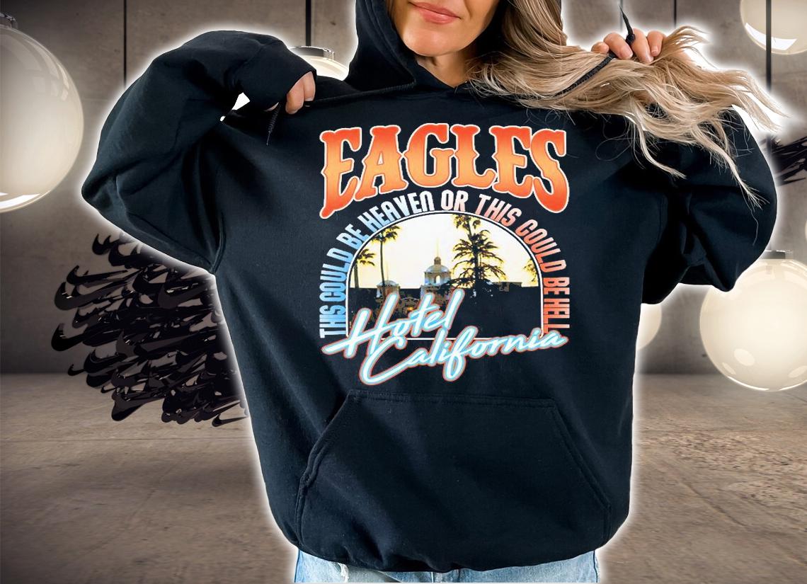 Official vintage Eagles Hotel California Album shirt hoodie