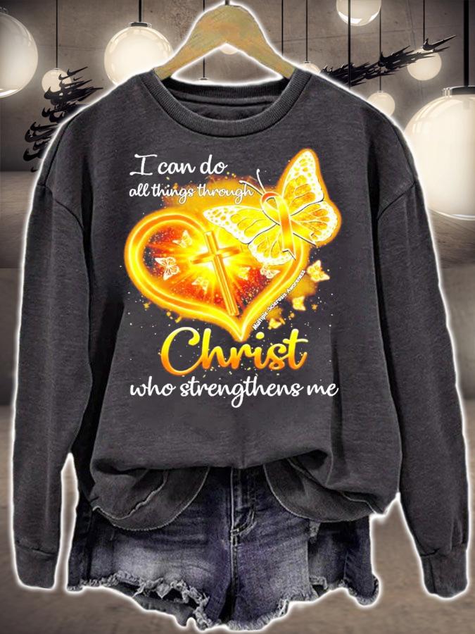 I can do all things through Christ who strengthens me Jesus Butterfly shirt sweatshirt