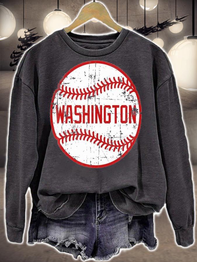 Vintage Washington Baseball Distressed Game T-shirt