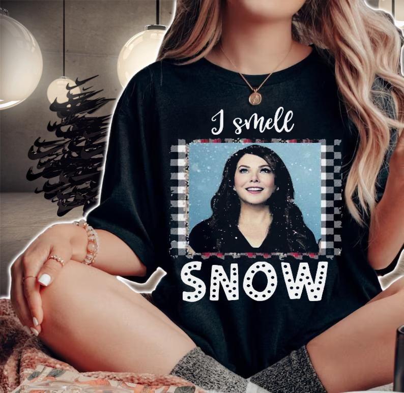 Christmas Gilmore Girls Lorelai Smell Snow Sweater t-shirt