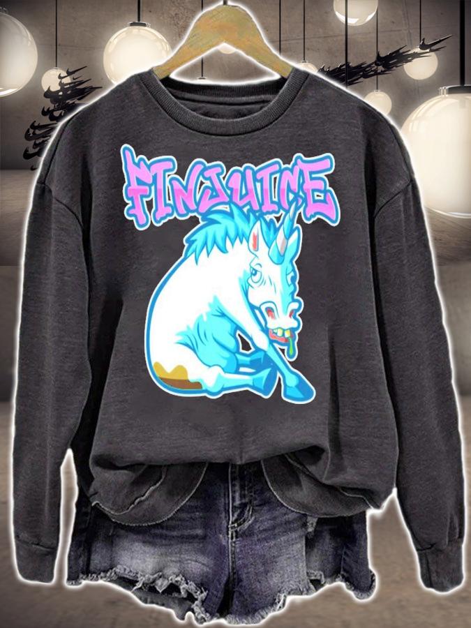 David Finlay Finjuice Unicorn shirt sweatshirt