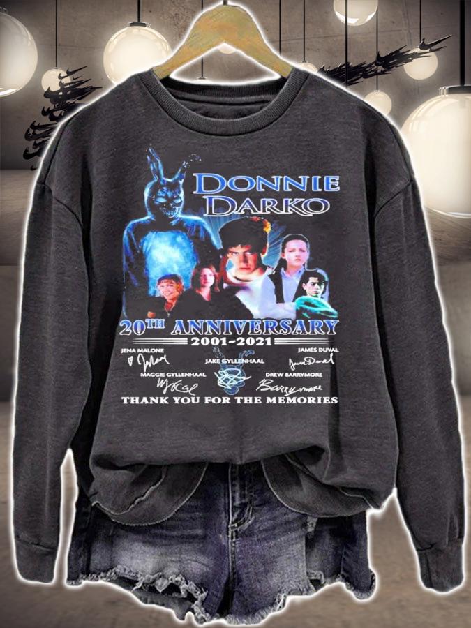 Donnie Darko 20th anniversary 2001-2021 signatures shirt sweatshirt