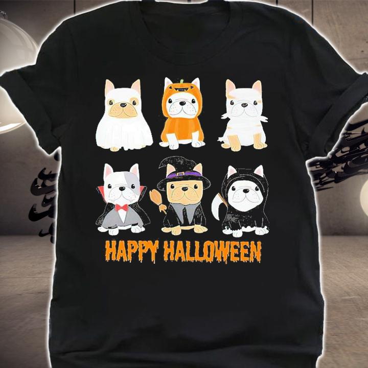 French Bulldog, Halloween French Boo Dog Dog Gift T-Shirt shirt