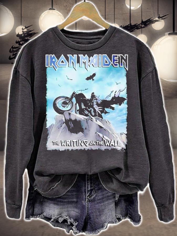 Iron Maiden the writing on the wall T-shirt sweatshirt