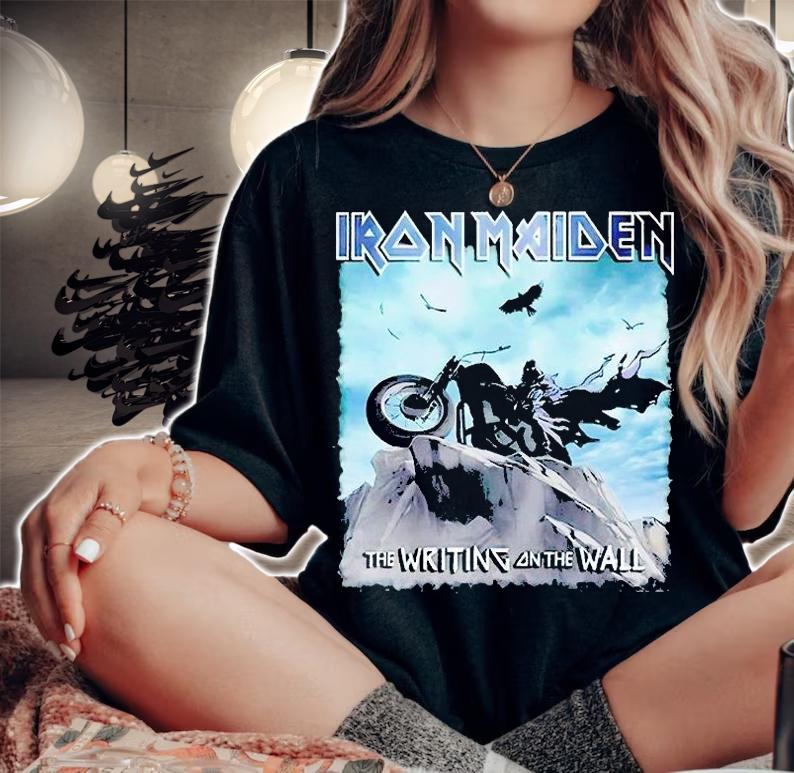 Iron Maiden the writing on the wall T-shirt woman shirt