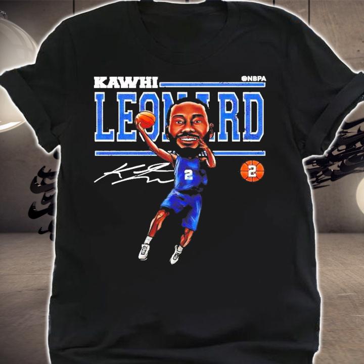Kawhi Leonard Cartoon signature shirt shirt