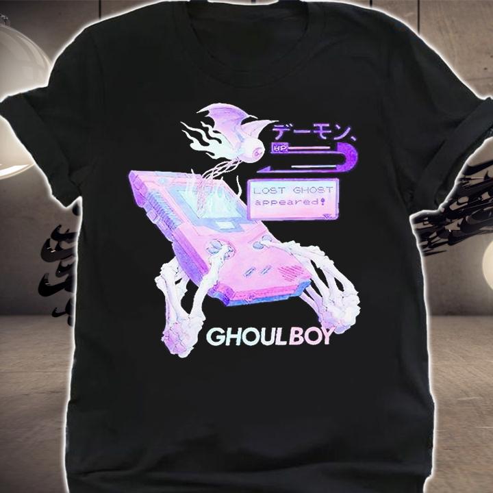 Lost Ghost appeared ghoul boy T-shirt shirt