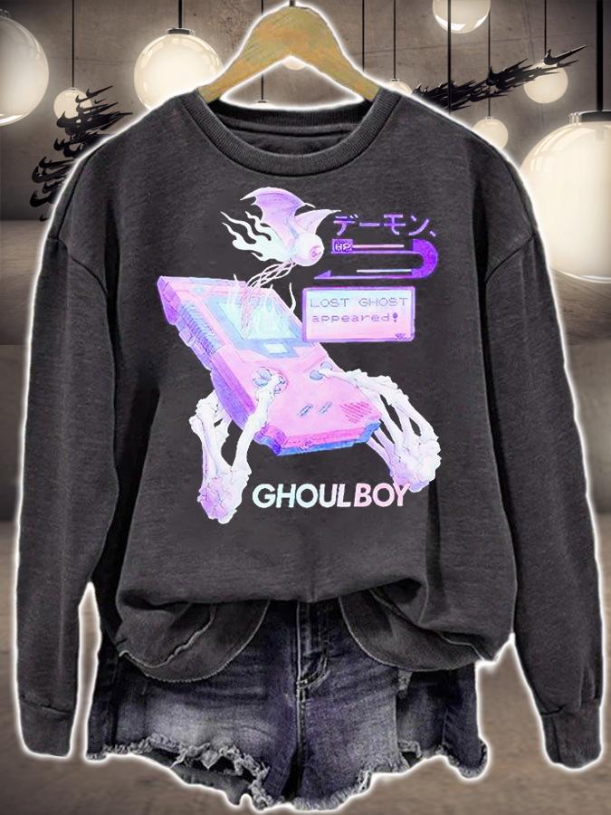 Lost Ghost appeared ghoul boy T-shirt sweatshirt