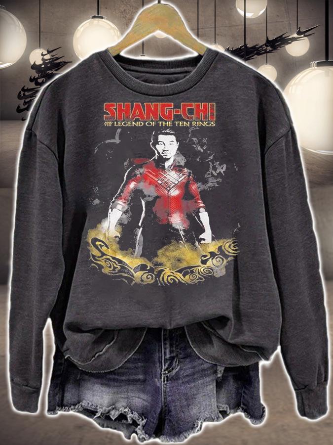 Marvel Studios Shang-Chi And The Legend Of The Ten Rings Wash On T-shirt