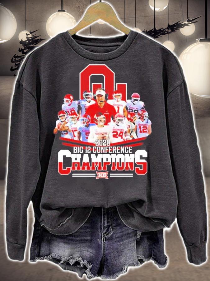 Oklahoma Sooners 2020 Big 12 Conference Champions XII shirt
