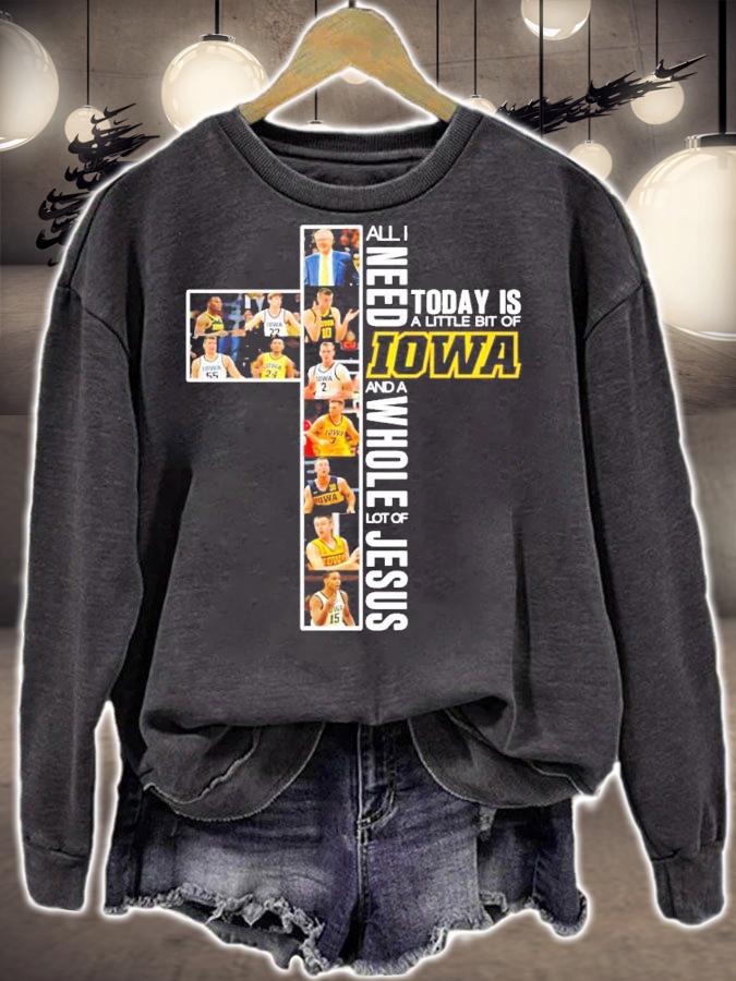 All I need today is a little bit of Iowa and a whole lot of Jesus shirt