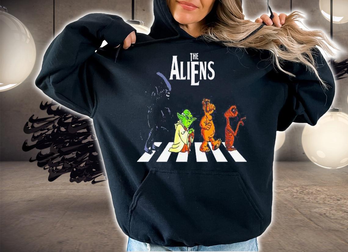 Abbey Road Aliens t-shirt hoodie