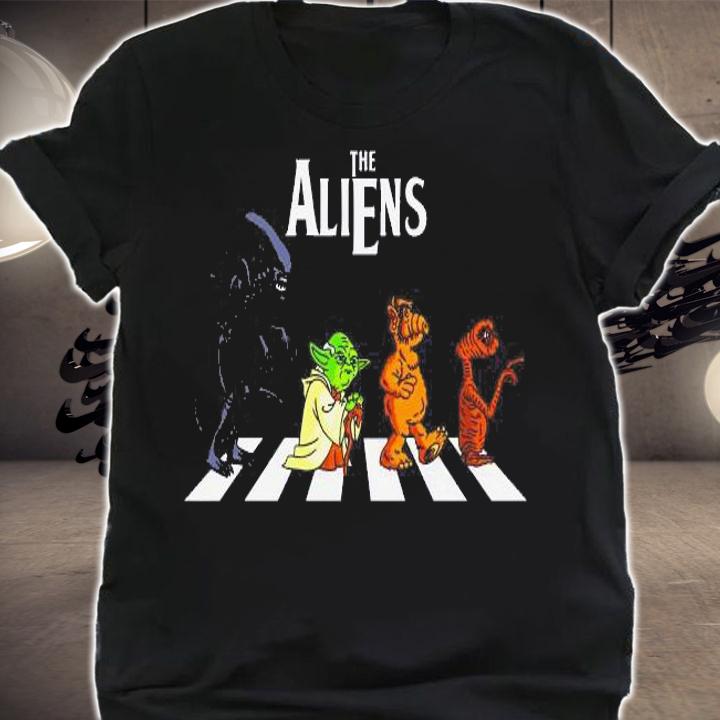 Abbey Road Aliens t-shirt shirt