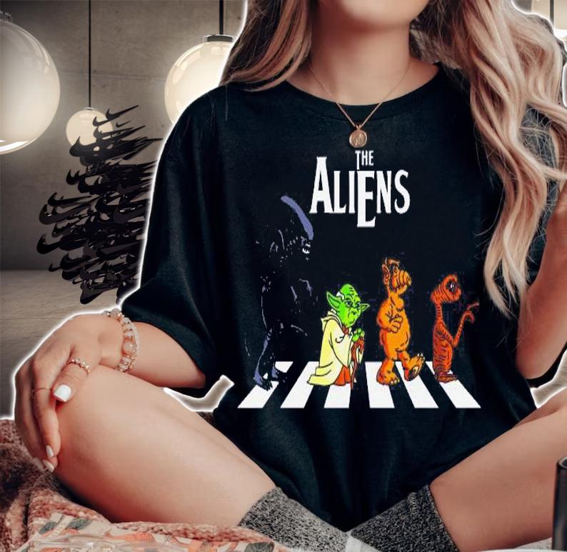 Abbey Road Aliens t-shirt woman shirt