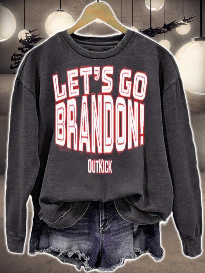 Let's go Brandon outkick meme T-shirt sweatshirt