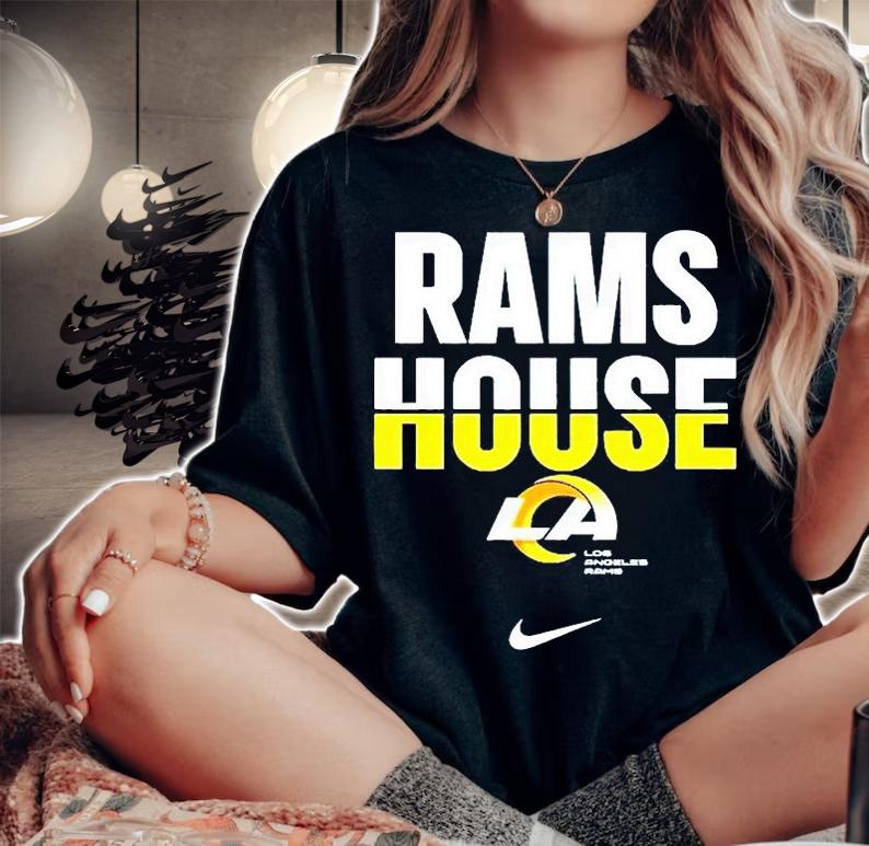 Nike Los Angeles Rams house T-shirt woman shirt