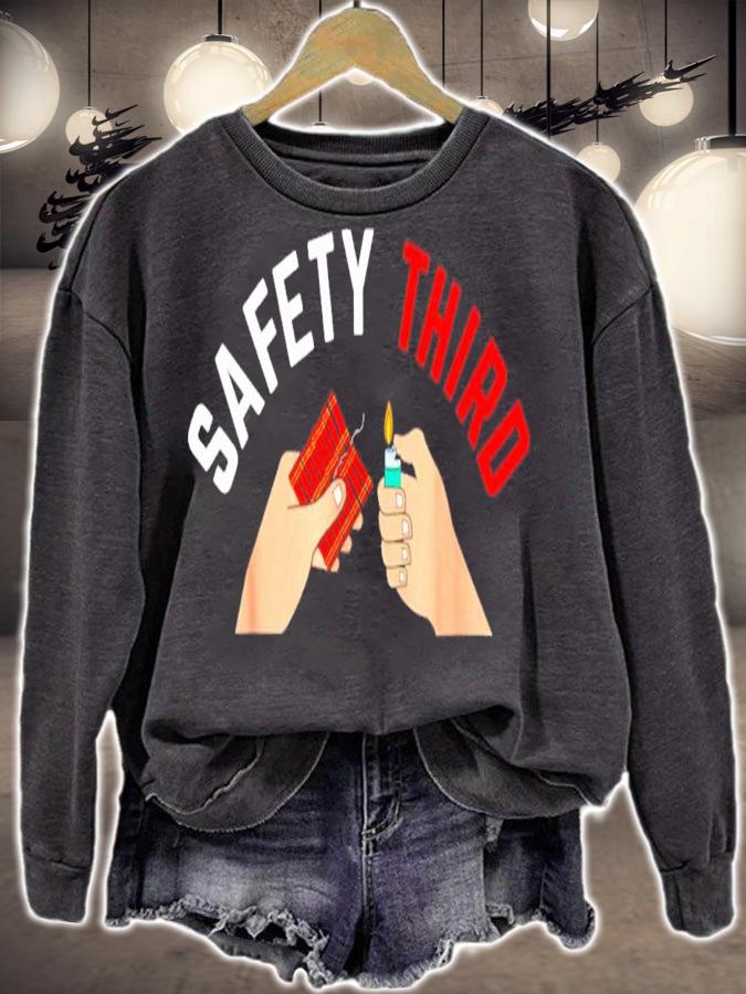 Safety third 4th of July shirt
